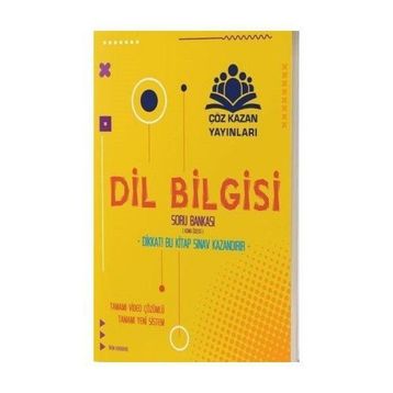 Çöz Kazan Yayınları - TYT Dil Bilgisi Konu Özetli Soru Bankası