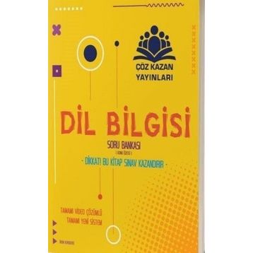Çöz Kazan Yayınları - TYT Dil Bilgisi Konu Özetli Soru Bankası