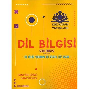 Çöz Kazan Yayınları - TYT Dil Bilgisi Konu Özetli Soru Bankası