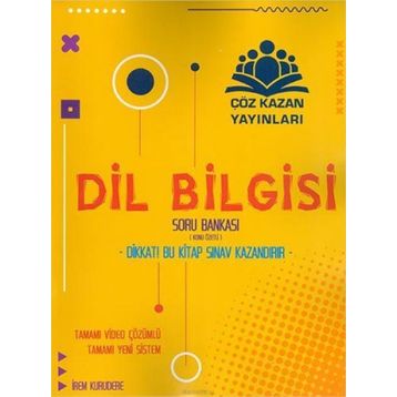 Çöz Kazan Yayınları - TYT Dil Bilgisi Konu Özetli Soru Bankası