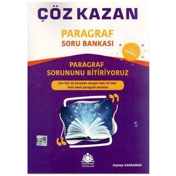 Çöz Kazan Yayınları TYT Paragraf Soru Bankası