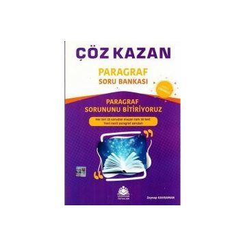 Çöz Kazan Yayınları TYT Paragraf Soru Bankası