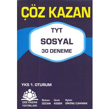Çöz Kazan Yayınları TYT Sosyal 30 Deneme