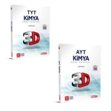 Çözüm 3D Yayınları TYT AYT Kimya Soru Bankası Fırsat Seti