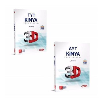 Çözüm 3D Yayınları TYT AYT Kimya Soru Bankası Fırsat Seti