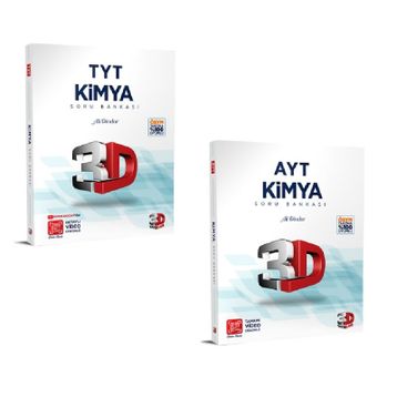 Çözüm 3D Yayınları TYT AYT Kimya Soru Bankası Fırsat Seti