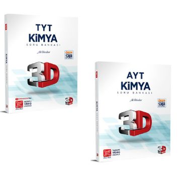 Çözüm 3D Yayınları TYT AYT Kimya Soru Bankası Fırsat Seti