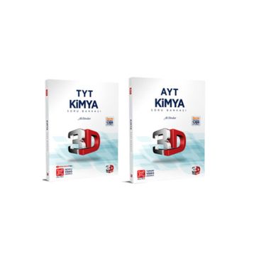Çözüm 3D Yayınları TYT AYT Kimya Soru Bankası Fırsat Seti