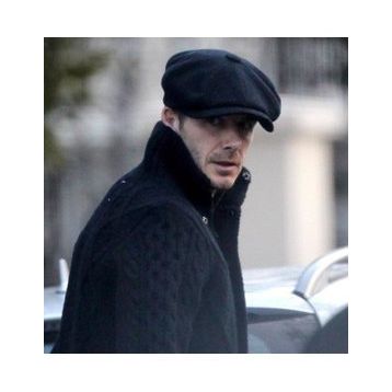 CP231 Siyah Erkek Kasket Baretta Beckham Peaky Blinders Şapka