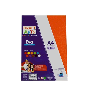 Craft And Arts 10'lu A4 Eva Boyama Kitabı