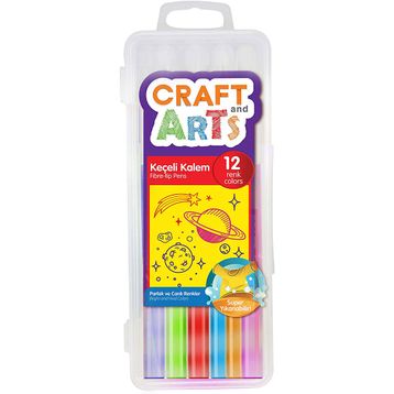 Craft And Arts 12'li Jumbo Keçeli Kalem