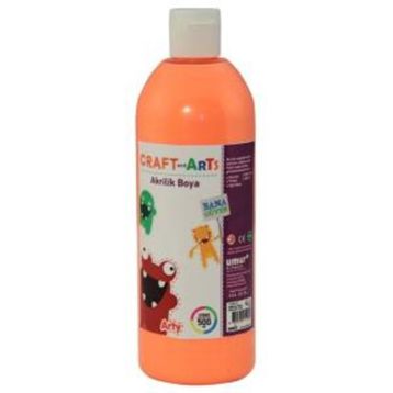 Craft And Arts 500 ml Turuncu Akrilik Boya