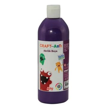Craft And Arts 500ml Mor Akrilik Boya