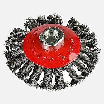 Craftomat 100 mm Örgülü Koni Tel Fırça