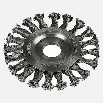 Craftomat 115 mm Örgülü Disk Tel Fırça