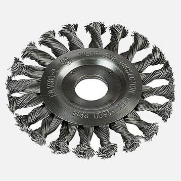 Craftomat 115 mm Örgülü Disk Tel Fırça