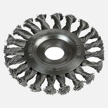 Craftomat 115 mm Örgülü Disk Tel Fırça