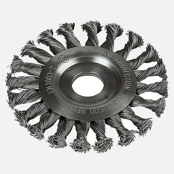 Craftomat 115 mm Örgülü Disk Tel Fırça