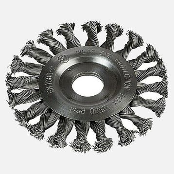 Craftomat 115 mm Örgülü Disk Tel Fırça