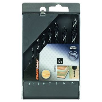 Craftomat 3-10 mm 7'li Yılan Matkap Ucu Set