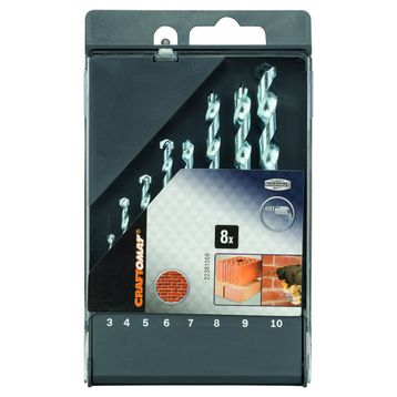 Craftomat 3-10 mm 8'li Taş Matkap Ucu Set