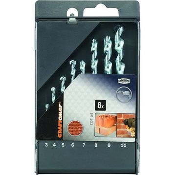 Craftomat 3-10 mm 8'li Taş Matkap Ucu Set