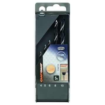 Craftomat 4-10 mm 5'li Yılan Matkap Ucu Set