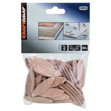 Craftomat 4x15x45 mm 50 Adet Yassı Dübel