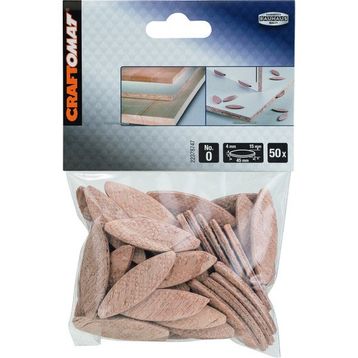 Craftomat 4x15x45 mm 50 Adet Yassı Dübel