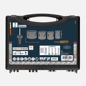 Craftomat 51/68/76/83/ 7 Parça Set Delik Açma Testeresi
