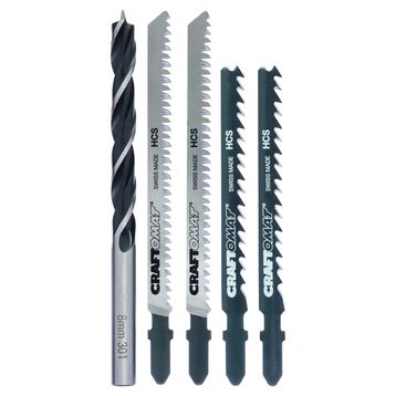 Craftomat 5'li Dekupaj Testere Ucu Ahşap Set