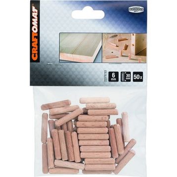 Craftomat 6x30 mm 50 Adet Dübel