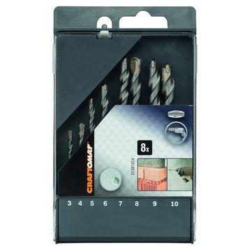 Craftomat 8 Beton Matkap Aksesuar Set