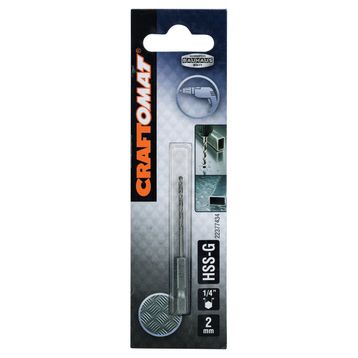 Craftomat HSS-G 2 mm 1/4 Metal Matkap Ucu