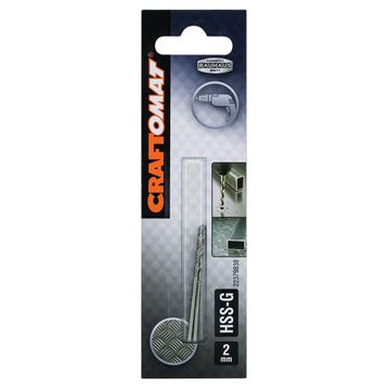 Craftomat HSS-G 2 mm Metal Matkap Ucu