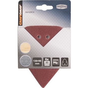 Craftomat K80 6x80 Üçgen Zımpara Tabanı