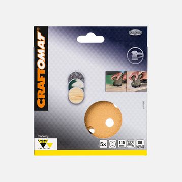 Craftomat K80 BFWP 115 mm Eksantrik Zımpara