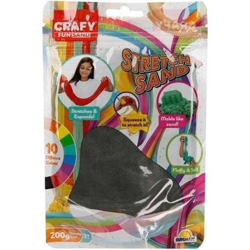 Crafy 3607 Siyah 200 G Streç Oyun Kumu