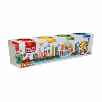 Crafy 520 gr 4'lü Oyun Hamuru