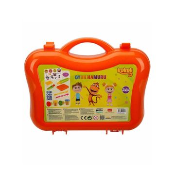 Crafy Kukuli 200 gr 20 Parça - Turuncu Çantalı Oyun Hamuru Seti