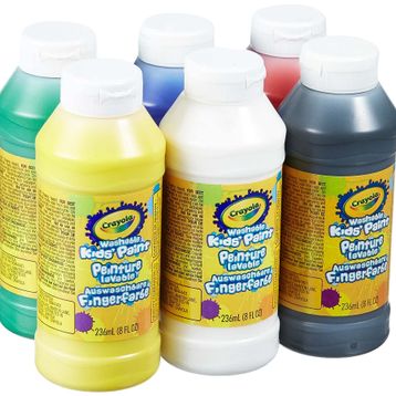 Crayola 6 Renk Hazır ve Karışabilir Boya