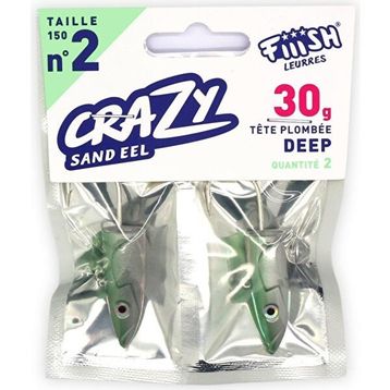 Crazy Sandeel CSE150/2 CSE222 30 gr Deep Jig Head
