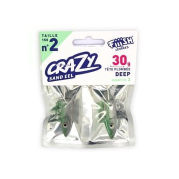 Crazy Sandeel CSE150/2 CSE222 30 gr Deep Jig Head
