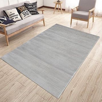 Crea 704 Gri Sedef 80x300 cm Ebatlı Halı