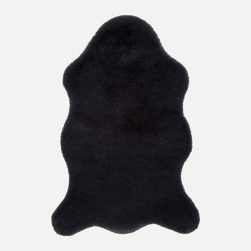 Crea 80x150 cm Antrasit Tavşan Tüyü Suni Post