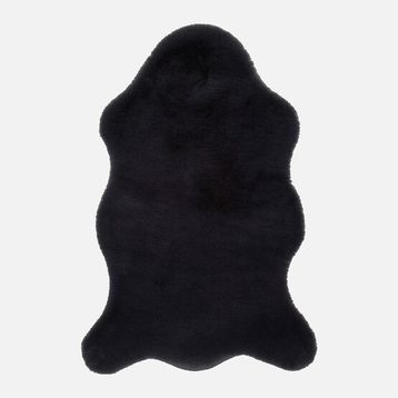 Crea 80x150 cm Antrasit Tavşan Tüyü Suni Post