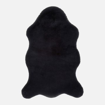 Crea 80x150 cm Antrasit Tavşan Tüyü Suni Post