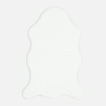 Crea 80x150 cm Beyaz Tavşan Tüyü Suni Post