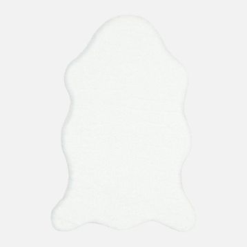 Crea 80x150 cm Beyaz Tavşan Tüyü Suni Post