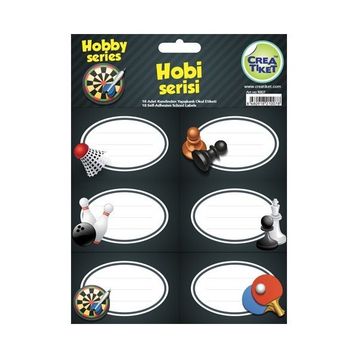 Crea Tiket 1007 Hobi Serisi Okul Etiketi